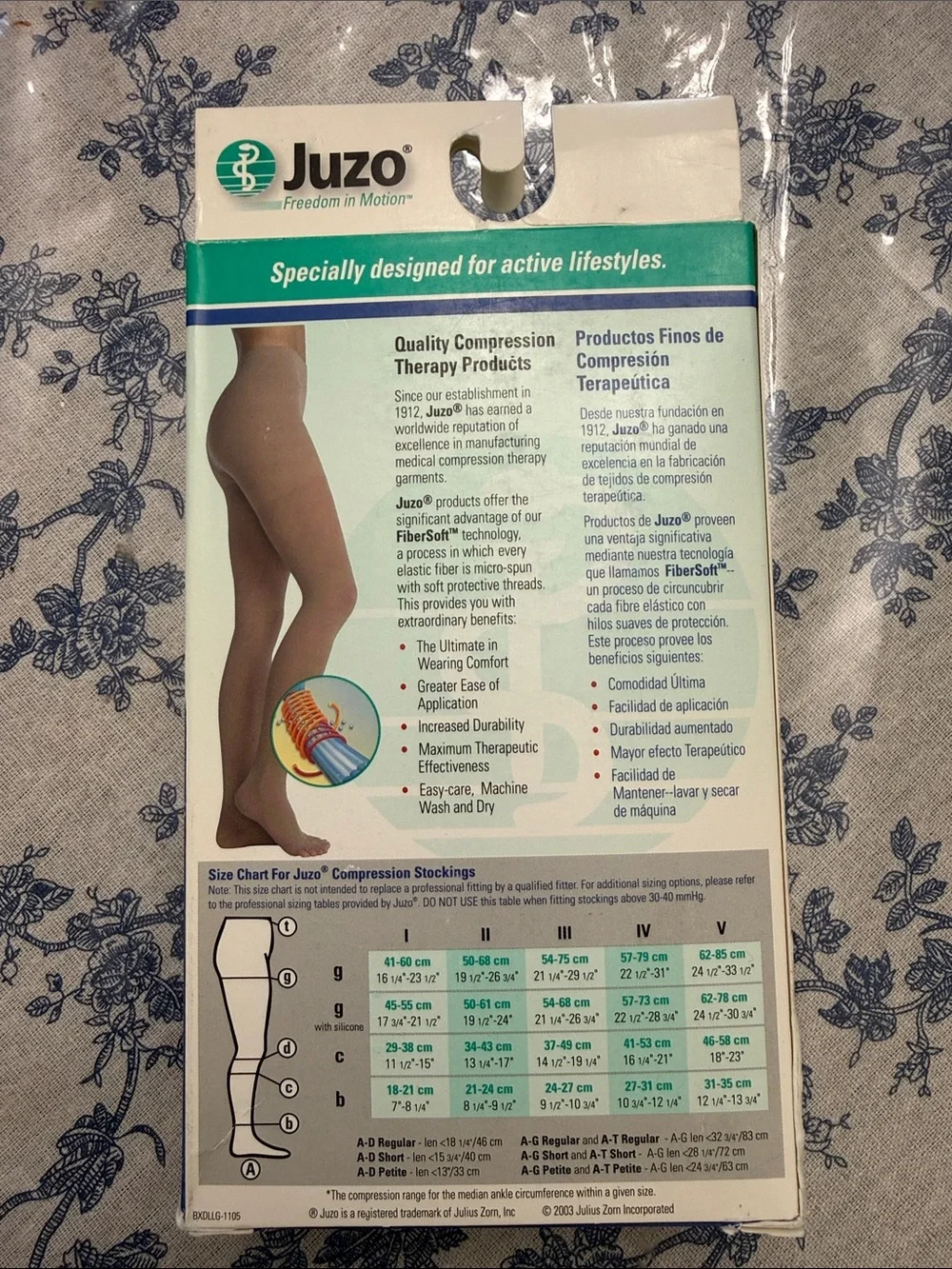 Juzo Dynamic Compression 30-40 mmhg Stockings Model 3512 ATB Size l